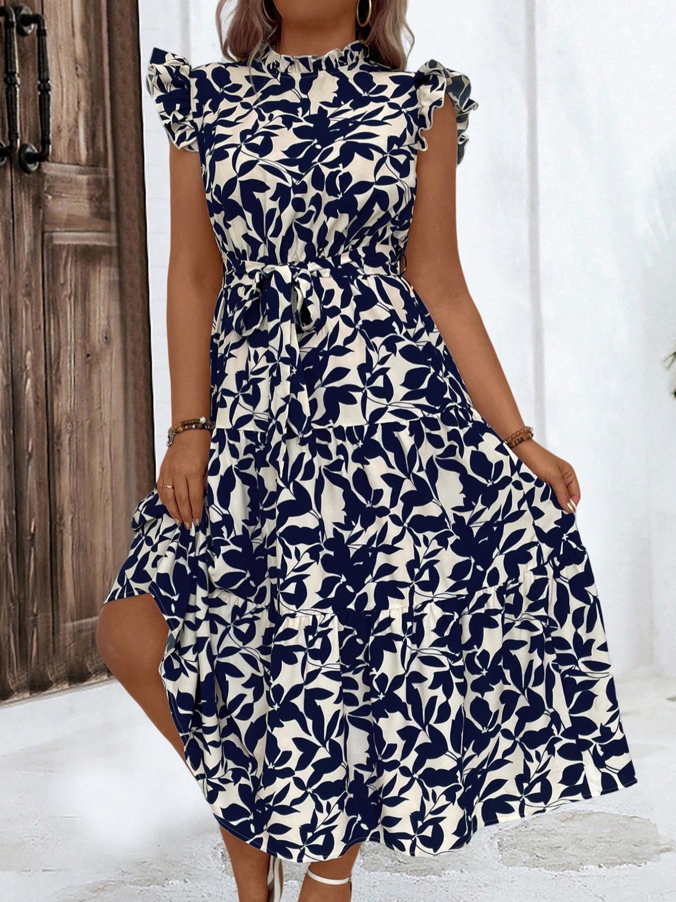 Romper Floral Print - Vestido plus size com estampa floral