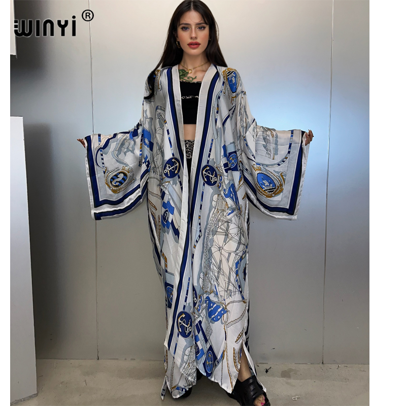 WINYI quimono verão kaftan bea - Cover Up Kaftan avaliação e preço