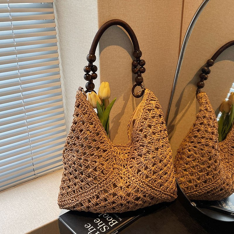 Bolsa de Ombro Grande de Palha - Tote Bag Beach avaliação e preço